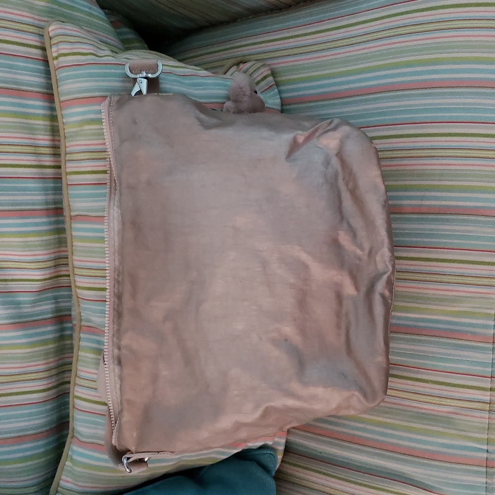 KIPLING Archie Metallic Handbag Crossbody purse Spicy Gold - Picture 14 of 14